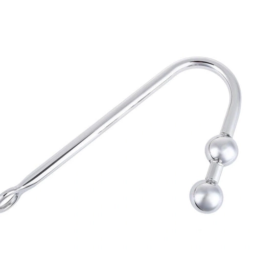 Pleasurable Steel Stainless Two Anal 4417 Balls Hook 0824
